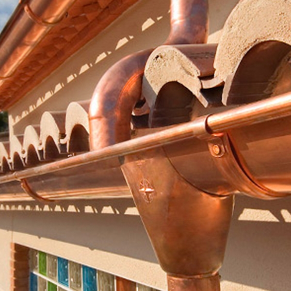 Instalación canalones de cobre en Valencia